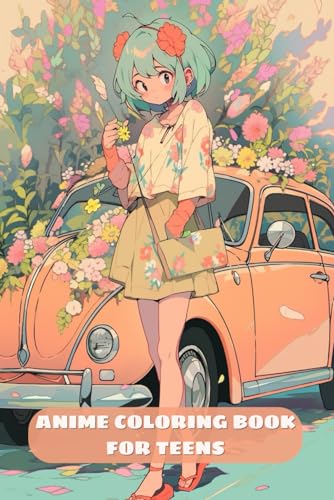 ANIME COLORING BOOK FOR TEENS: Trendy and Beautiful Manga Fashion Illustrations von Independently published